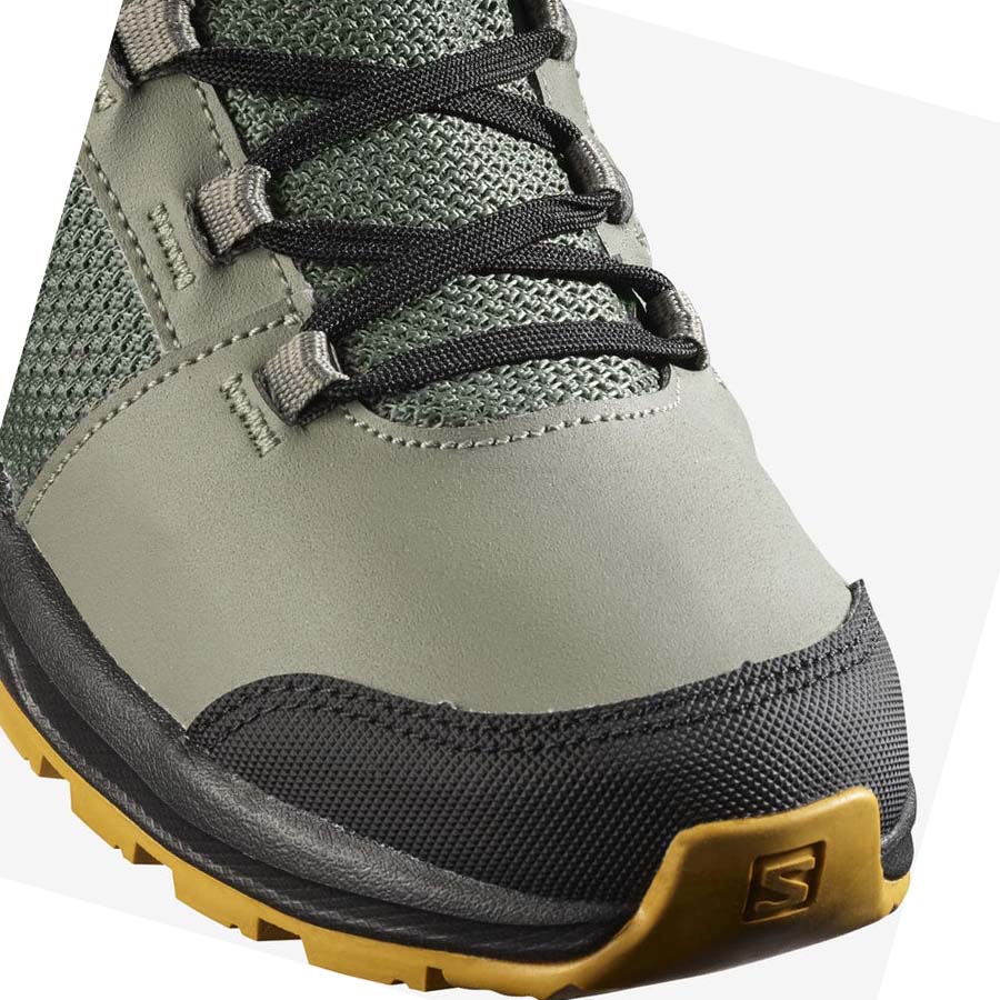 Salomon OUTWARD CLIMASALOMON™ WATERPROOF Çocuk Yürüyüş Ayakkabısı Zeytin Yeşili | TR 2041EBC